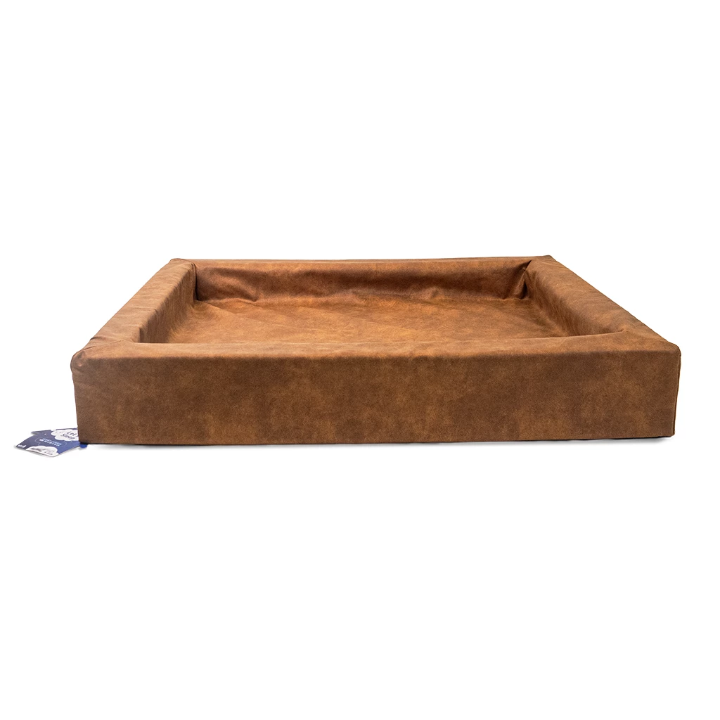 Let's Sleep Comfy Cushion Hondenmand Cognac