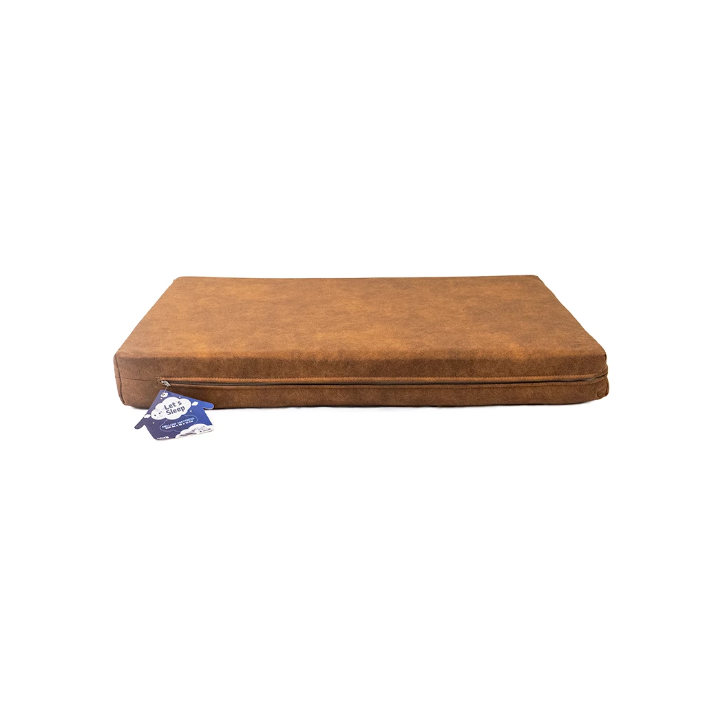 Let's Sleep Mellow Mattress Orthopedisch Kussen Cognac