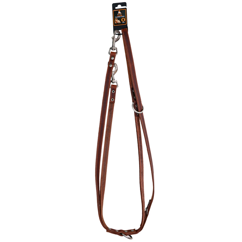 Spotted! Pro Leren Trainingslijn Bruin 250 cm - Afbeelding 2